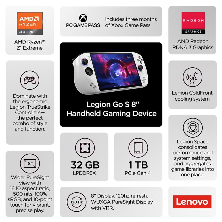Lenovo, Gaming Handheld, Lenovo Legion Go S, 8