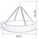 thumbnail image 3 of Tendedero de ropa plegable, secador de ropa colgante de malla para suéter, lencería, juguetes, hierbas, 3 of 5