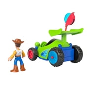 Disney and Pixar Toy Story Imaginext Playset with Woody and Remote Control Vehicle with Projectiles