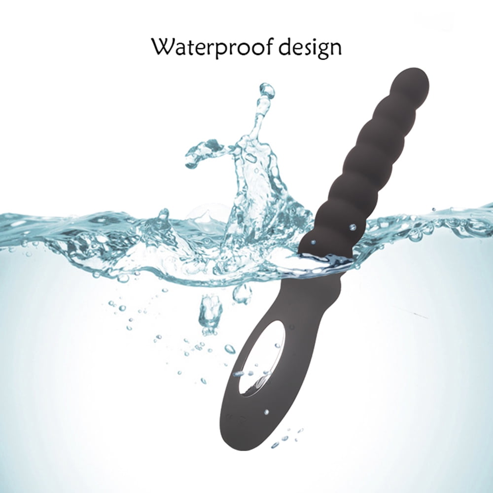 Birdsexy 10 frequency Vibrating Pull Bead Anal Vibrator Anal Plug USB Rechargeable Silicone Massager Toys for Men Women