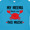 thumbnail image 4 of Inktastic My Meema Loves Me Grandson Boys or Girls Toddler T-Shirt, 4 of 5