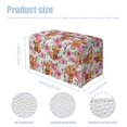 thumbnail image 7 of ZUXONGSY Highland Cow Tissue Box Cover Flower PU Leather Rectangular Tissue Box with Buttons Leather Tissue Paper Box Cover Easy to Clean Bathroom Decorative Accessories, 7 of 7