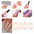 thumbnail image 2 of RAGUPEL 24Pcs Glue on Nails for Women,Hand-Drawn Design Square Nails,3D Hollow Butterfly Nails Press On,Press on Nails Long for Party,Daily Life,Taking Pictures,Dating,Style1, 2 of 7