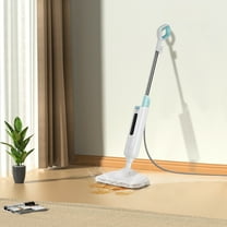 CONCETTA Steam Mop, Detachable Handheld Cleaner, Lightweight with 2 Washable Pads, Green