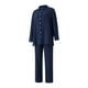 thumbnail image 3 of VISgogo Conjunto de trajes casuales para mujer, camisa de manga larga con cuello de solapa de color sólido, pantalones de cintura elástica a juego VISgogo moda, 3 of 9