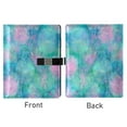 thumbnail image 2 of Leather Notebook with Pen Holder Writing Notepad Includes 100 Pages Lined Journal Tie-dye Dandelions Pattern, 2 of 6