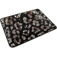 thumbnail image 3 of FREEAM Black Leopard Doormats Bathroom Floor Mat Lightweight Non-Slip Area Rugs Entrance Front Door Rug for Outdoor Garden Kitchen Bedroom 23.6" x 15.7", 3 of 7