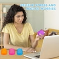 thumbnail image 5 of Stress Balls-Gumdrop Squishy Stress Adults, Super Solid Squeeze Ball, Sensory for Stress Relief, Birthday, Easter Basket Stuffers and Party Favors(Pink), 5 of 10