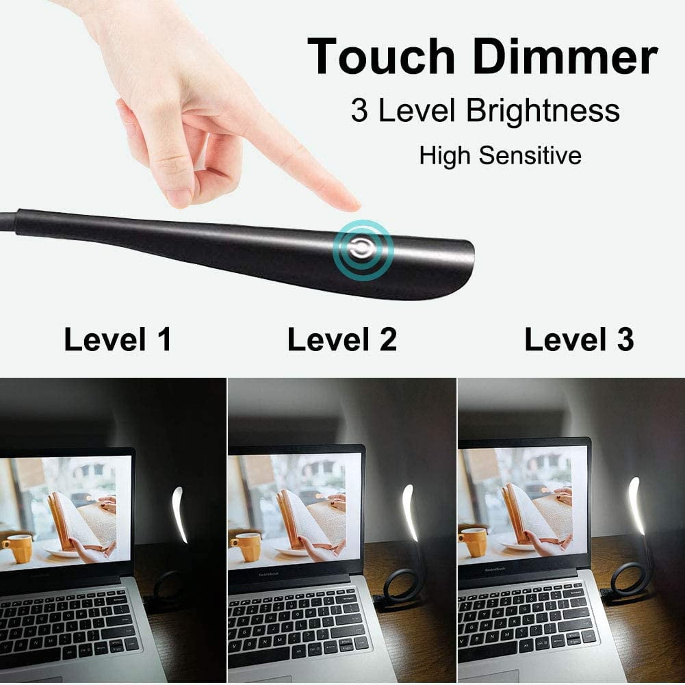 Portable Flexible Adjustable USB LED Night Reading Light for Laptop Notebook Key 