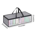 thumbnail image 3 of Birdeem Sac Organisateur de Vêtements Transparent, Fermeture Éclair Robuste, Design Transparent pour Garde-Robe, Placard, sous-Lit, Grande Capacité, 3 of 7