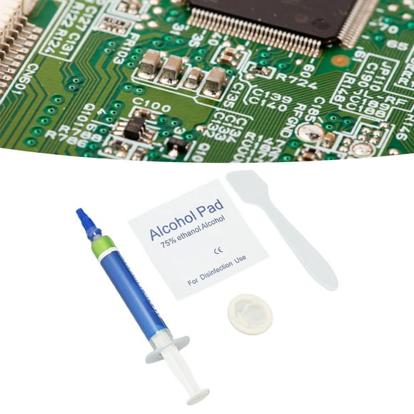 Thermal Paste CPU,5Pcs Thermal Paste Heat Sink Compound Thermal Paste Thermal Grease 4.55W / m.k Metal Free Strong Adhesion Thermal Conductive Grease for CPU GPU Chipset Printe