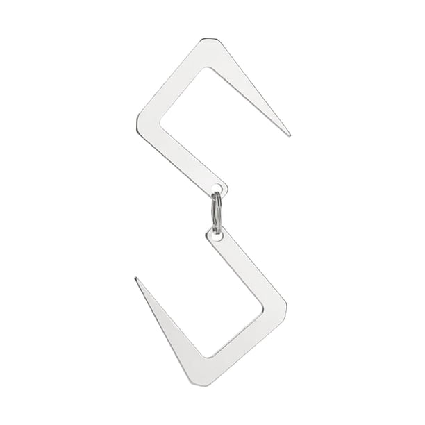 Gancho en de acero inoxidable sólido resistente de 6 pulgadas ganchos colgantes duraderos para Plata kusrkot Gancho colgante S