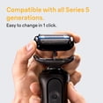 thumbnail image 3 of Braun Series 5 Electric Shaver Replacement Head, 54B, 1 Count, 3 of 8
