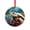 Pattern-2, variant on Ornament Three Different Wine Drinks Round Glass Hanging Ornament Beer Lover Gifts Hanging Craft Collectibles for Xmas Trees Home Party Gifts