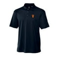 thumbnail image 2 of Men's Cutter & Buck Navy Virginia Cavaliers Vintage Big & Tall DryTec Genre Textured Solid Polo, 2 of 3