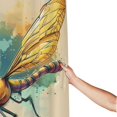 thumbnail image 3 of Shower Curtain, Cartoon Dragonfly Art Waterproof Fabric Plastic Shower Curtain, Drying Fast Bathroom Curtain with 9 Buttonholes, Ruffle Shower Curtain 60x72in, 3 of 8