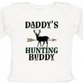 thumbnail image 4 of Inktastic Daddy Hunting Buddy Bow Hunter Boys Long Sleeve Baby Bodysuit, 4 of 5