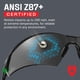 thumbnail image 5 of Gafas de sol de seguridad con lentes envolventes teñidas en verde NoCry, 5 of 8