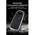 thumbnail image 5 of Metal Leather 3 Button Flip Key Fob Cover Fit for Audi A1 A3 2015 Q3 Q7 R8 A6L TT S6 Key Case Keyless with Leather Keychain, 5 of 5
