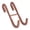 Copper, variant on Stainless Steel S-Shaped Over-the-Door Towel Hook, No-Drill Rust-Resistant Hanger for Towels, Robes, Loofahs, Shavers, Versatile Organizer for Shower, RV, Guest Bath, Copper, By Cosmug