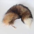 thumbnail image 2 of Llavero colgante Fosrion, versátil accesorio de moda con forma de cola de zorro rojo, 2 of 9