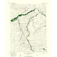 thumbnail image 2 of USGS 15x18 Black Ornate Wood Framed with Double Matting Museum Art Print Titled - T L Ranch Wyoming Quad - USGS 1958, 2 of 4