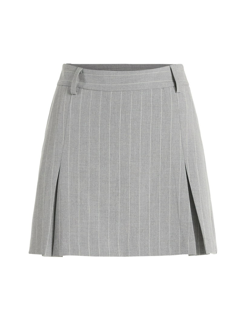 Scoop Women's Pinstripe Pleated Mini Skirt, Sizes 0-20