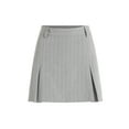 thumbnail image 5 of Scoop Women’s Pinstripe Pleated Mini Skirt, Sizes 0-20, 5 of 5