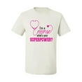 thumbnail image 2 of Wild Bobby, Funny Nurse Whats Your Superpower Nurse Week, Inspirational/Christian, Men Graphic Tee, White, 3X-Large, 2 of 4