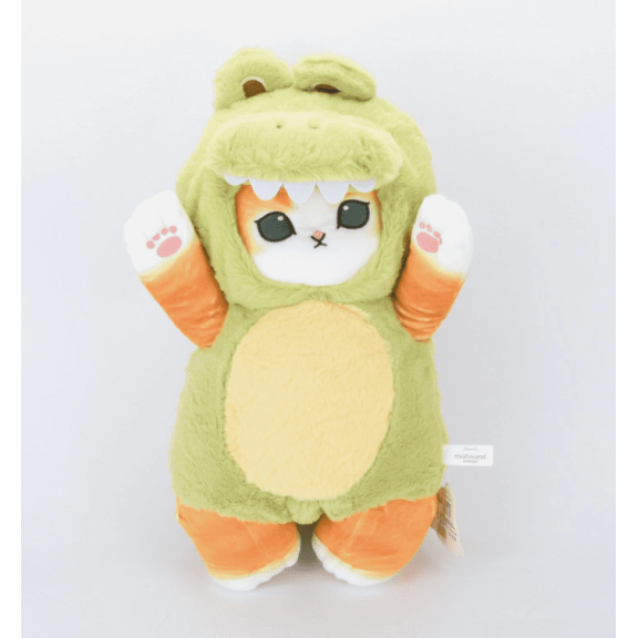 Mofusand Costume Cat Doll Soft Stuffed Plush Dinosaur Green Cat 11.81" Pillow Gift