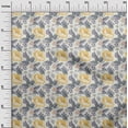 thumbnail image 3 of oneOone Polyester Spandex White Fabric Floral Craft Projects Decor Fabric Printed By The Yard 56 Inch Wide, 3 of 4