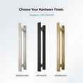 thumbnail image 2 of Pemberly Row 48x 36 x 74-3/4 Shower Kit with Base and Door in Brushed Gold, 2 of 16