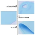 thumbnail image 2 of Phenofice Heart-shaped Silicone Food Mat For Cats Waterproof Blue Design 1Pcs, 2 of 8