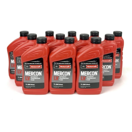 Motorcraft Mercon LV Automatic Transmission Fluid 12 Quarts Pack Ford Original