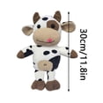 thumbnail image 3 of Spotted Cow Plush Toy Cute Farm Animal Stuffed Toy for Kids Gift M, 3 of 5