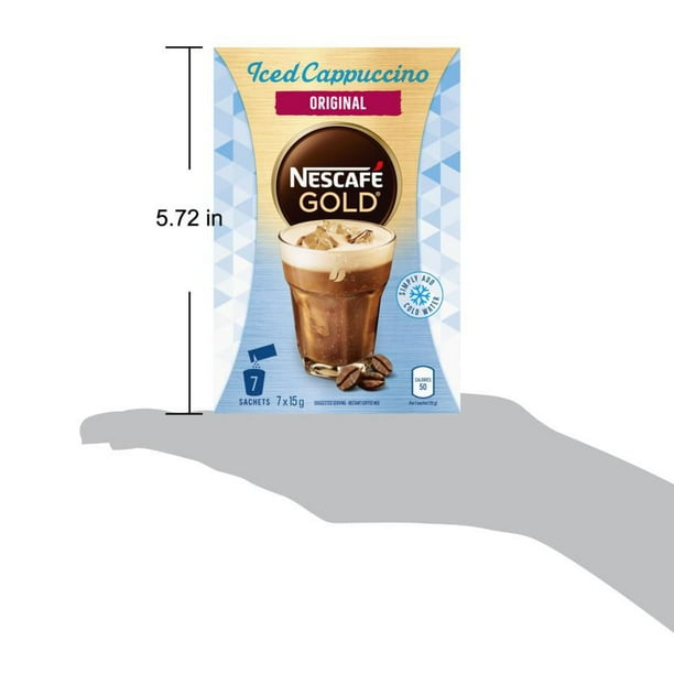 NESCAF GOLD Iced Cappuccino Original 7 x 15 g Sachets Walmart