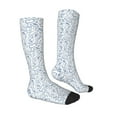 thumbnail image 3 of Picia Women Crew Soft Moisture-wicking Socks Fitness Guru Pattern Design Cotton Socks, One Size fit All, 3 of 9