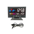 thumbnail image 5 of Pantalla LCD a color Digital Snooze Despertador Previsión del tiempo Estadísticas, 5 of 5
