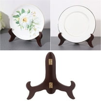 SEWCHICS Classic Bamboo Decorative Plate Display for Adults in Room 1Pcs 7 Inch Diameter