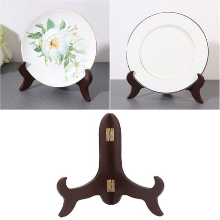 SEWCHICS Classic Bamboo Decorative Plate Display for Adults in Room 1Pcs 7 Inch Diameter