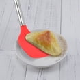 thumbnail image 4 of Silicone Spatula Flexible Scraper Household Kitchen Flexible Slotted Turner Cooking Utensil Bakeware, Spatula, Red, 4 of 5