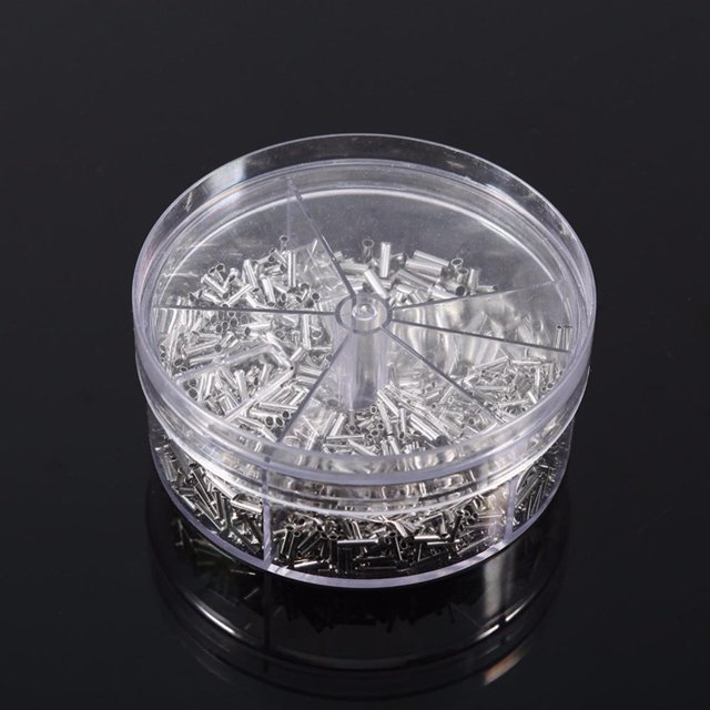 1900pcs 5 modelos Terminal de extremo de alambre de cable de crimpado eléctrico no aislado Likrtyny 1ry6kk2nv0ug4pt4