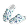 thumbnail image 2 of Fotbe Cool Giraffe Pattern Women's Fuzzy Curly Fur Memory Foam Loafer Slippers Indoor Outdoor Slippers Winter Home Shoes-37/38, 2 of 7