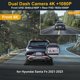 thumbnail image 2 of Cámara de salpicadero FITCAMX delantera 4K+trasera 1080P Hyundai Santa Fe 2021, 2 of 7
