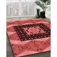 thumbnail image 2 of Ahgly Company Indoor Rectangle Patterned Bean Red Area Rugs, 5' x 8', 2 of 6