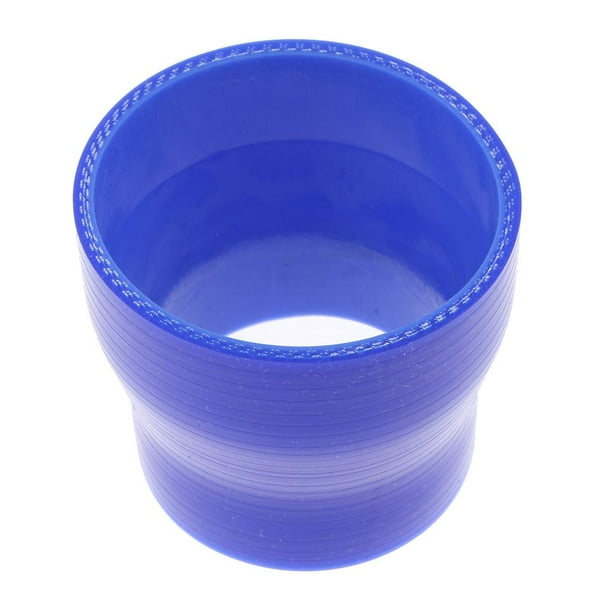 Manguera de vacío de silicona para carreras de 63-76mm, acoplador de intercooler, tubo azul kusrkot Manguera reductora recta