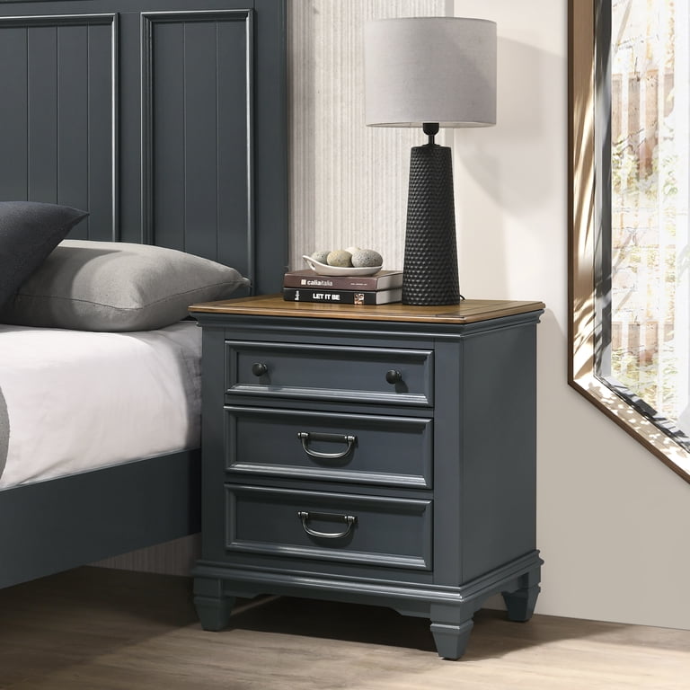Roundhill Furniture Clelane Wood Bedroom Set Panel King Bed