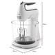 thumbnail image 2 of Oster Batidora mano/pedestal Oster blanca con tazon de vidrio FPSTHS3611, 2 of 9