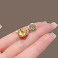 thumbnail image 7 of Grofry Peach Brooch able Anti-Glare Lapel Pin Jewelry Rust-proof Brooch for Sweaters Accessories, 7 of 7