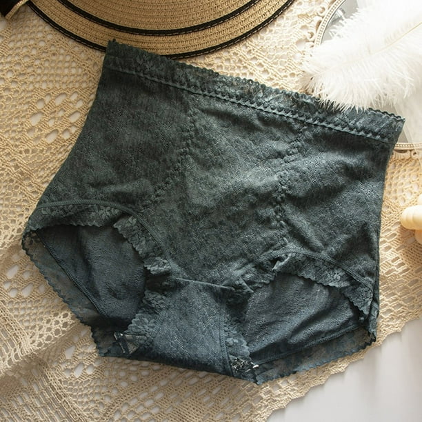 LEEy-world Womens Underwear Waist Of Pure Cotton Underwear Women Contracted  Comfortable Breathable Fork Girls Briefs Navy,M